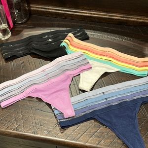 Cotton thongs all NWOT